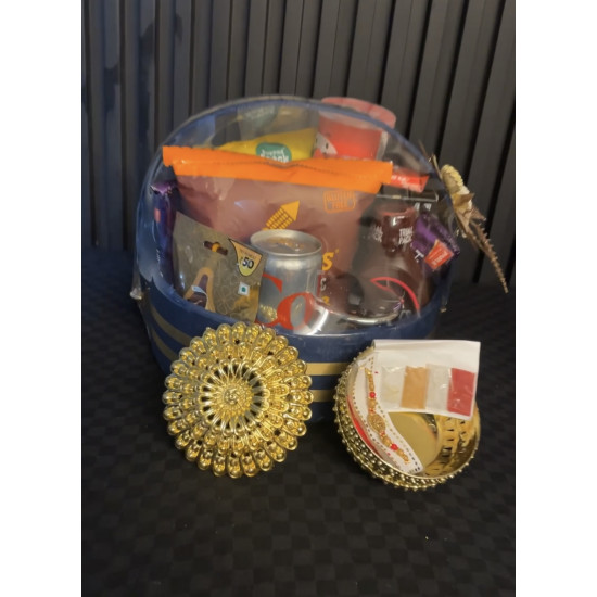 Royal Delights Designer Basket with Rakhi Box