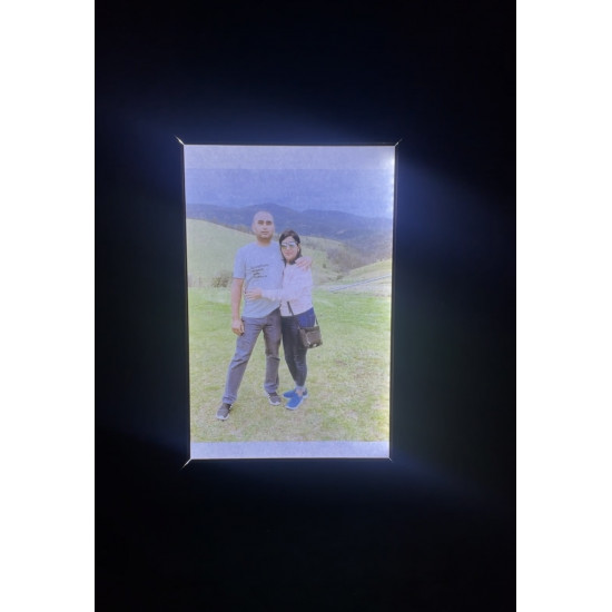 Photo Album with LED Photo Frame Combo
