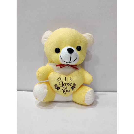 Yellow Teddy Bear with Big Teddy Card