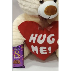 Adorable Hug Me Teddy For Hug Day
