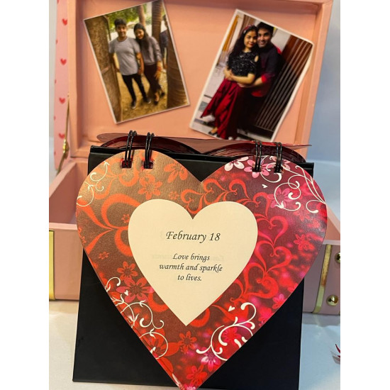 Love Calendar in Trunk Box Valentine’s Day Combo 