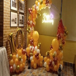 Fabulous Yellow Anniversary Decoration