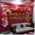 Anniversary Decoration with Red & White theme