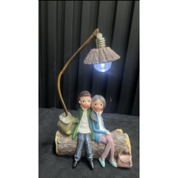 Elegant Couple with LED Light