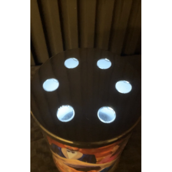 Rotating Circular Personalized Lamp