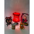 Red Touch Lamp With Couple Photo Frame 5-in-1 Combo