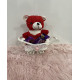 Big Red Teddy with Chocolate Combo