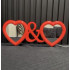 Heart & Heart Magic Mirror with Photo Frame