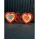 Heart & Heart Magic Mirror with Photo Frame