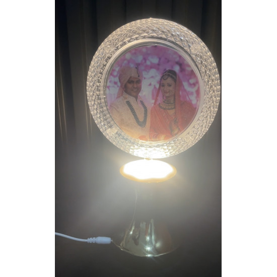 Rotating Crystal Photo Frame