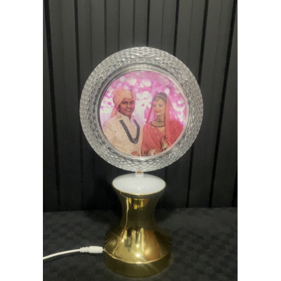 Rotating Crystal Photo Frame