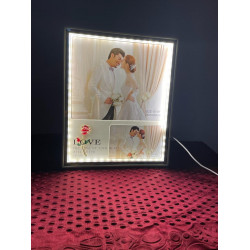 White Photo Frame with LED
