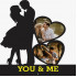 You & Me Personalized Table Standy