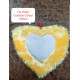 Customised Heart Shaped Fur Cushion 