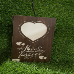Love Forever LED Wooden Photo Frame